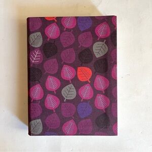 Vibrant Purple and Red Geometric Journal for Office